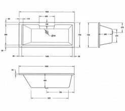 Aqua Legend Square Single Ended Standard White Bath - Sizes Available -UK Bathroom Products Sales 2024 M700 2020 10 26 7 49 53 626