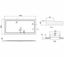 Crosswater Walk-In 35mm Acrylic Shower Tray -UK Bathroom Products Sales 2024 M700 2020 11 26 6 53 0 120