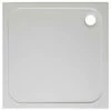 Crosswater Square 45mm White Stone Resin Shower Tray