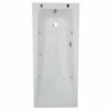 Aqua Atlanta Square Single Ended Whirlpool Bath