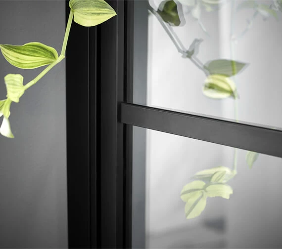 Aquaglass Velar 8mm Black Corner Entry Enclosure 4 Aquaglass Velar 8mm Black Corner Entry Enclosure - Image 4