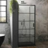 Aquaglass Velar 8mm Black Corner Entry Enclosure