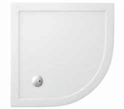 Crosswater Quadrant Low Profile 35mm White Shower Tray
