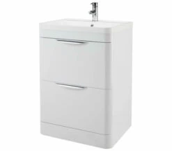Nuie Parade 800mm High 2 Drawer Floor Standing Cabinet And Basin