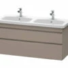 Duravit DuraStyle 1230 X 448mm Double Drawer Vanity Unit