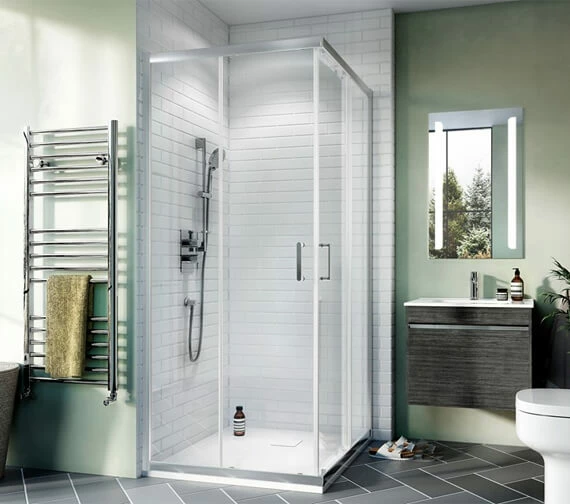 Crosswater Kai 6 Corner Entry 1900mm High Enclosure 1 Crosswater Kai 6 Corner Entry 1900mm High Enclosure