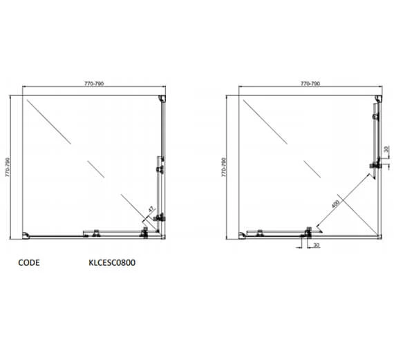 Crosswater Kai 6 Corner Entry 1900mm High Enclosure 3 Crosswater Kai 6 Corner Entry 1900mm High Enclosure - Image 3