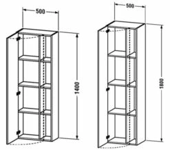Duravit DuraStyle Tall Cabinet With Open Shelf 5 Duravit DuraStyle Tall Cabinet With Open Shelf -UK Bathroom Products Sales 2024 M700 2020 8 31 14 40 46 334