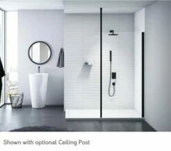 Merlyn Black Frameless Wetroom Panel -UK Bathroom Products Sales 2024 M700 2020 8 8 12 16 42 374