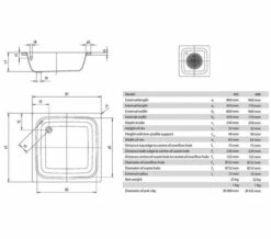 Kaldewei Advantage Sanidusch Square Steel Shower Tray White -UK Bathroom Products Sales 2024 M700 2021 10 4 14 16 47 220