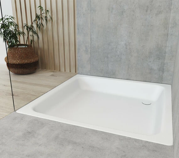 Kaldewei Advantage Sanidusch 800mm Rectangular Steel Shower Tray White 4 Kaldewei Advantage Sanidusch 800mm Rectangular Steel Shower Tray White - Image 4