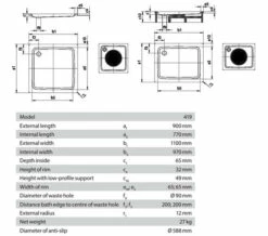 Kaldewei Advantage Duschplan 1100mm Rectangular Steel Shower Tray White 5 Kaldewei Advantage Duschplan 1100mm Rectangular Steel Shower Tray White -UK Bathroom Products Sales 2024 M700 2021 10 5 13 19 36 359