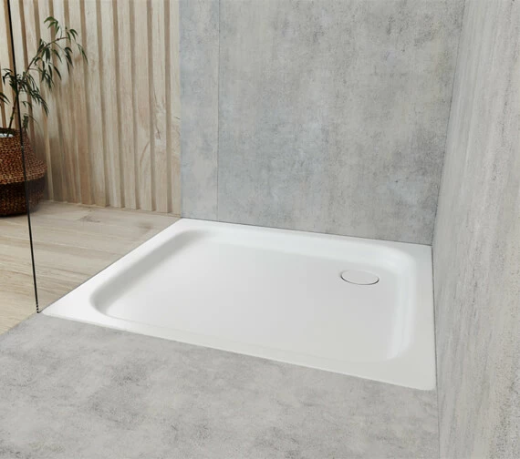 Kaldewei Advantage Duschplan Square Steel Shower Tray White 1 Kaldewei Advantage Duschplan Square Steel Shower Tray White