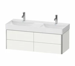 Duravit XSquare 1184 X 460mm Wall-Hung White Matt Vanity Unit With 2-Pull-Out Compartments -UK Bathroom Products Sales 2024 M700 2021 11 19 10 21 28 356