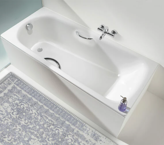 Kaldewei Advantage Saniform Plus 1700 X 730mm Single Ended Steel Bath White 4 Kaldewei Advantage Saniform Plus 1700 X 730mm Single Ended Steel Bath White - Image 4