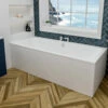 Joseph Miles Malin Beauforte Reinforced White Bath - Double Ended