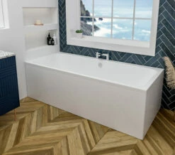 Joseph Miles Malin Beauforte Reinforced White Bath - Double Ended