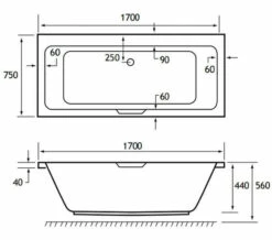 Joseph Miles Portland Beauforte Reinforced Double Ended White Bath With Single Grip 10 Joseph Miles Portland Beauforte Reinforced Double Ended White Bath With Single Grip -UK Bathroom Products Sales 2024 M700 2021 11 29 14 27 16 965 1
