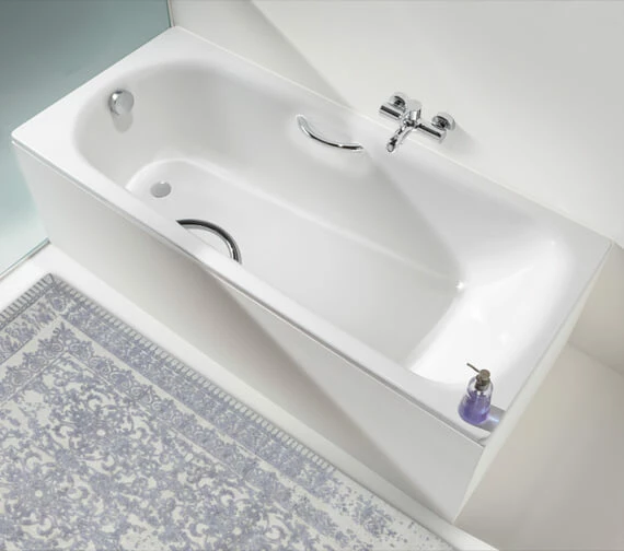 Kaldewei Advantage Saniform Plus 1600 X 750mm Single Ended Ergonomic Steel Bath White 5 Kaldewei Advantage Saniform Plus 1600 X 750mm Single Ended Ergonomic Steel Bath White - Image 5
