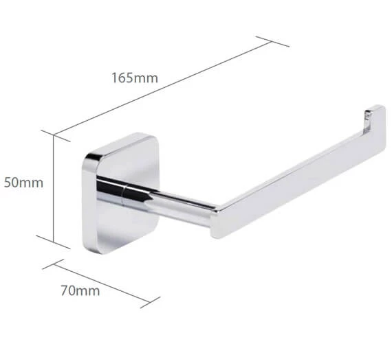Roper Rhodes Ignite Chrome Toilet Roll Holder 3 Roper Rhodes Ignite Chrome Toilet Roll Holder - Image 3