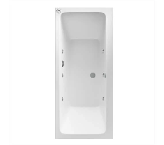 Joseph Miles Portland Beauforte Reinforced 1700 X 750mm Double Ended 6 Jet Whirlpool Bath 2 Joseph Miles Portland Beauforte Reinforced 1700 X 750mm Double Ended 6 Jet Whirlpool Bath - Image 2
