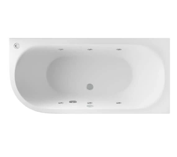 Joseph Miles Biscay Beauforte Reinforced Bath With 6 Jet Whirlpool 1700 X 800mm 4 Joseph Miles Biscay Beauforte Reinforced Bath With 6 Jet Whirlpool 1700 X 800mm - Image 4