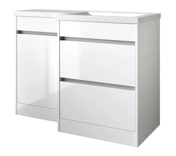 Kartell K-Vit City 2 Drawer L-Shaped Furniture Set 2 Kartell K-Vit City 2 Drawer L-Shaped Furniture Set - Image 2