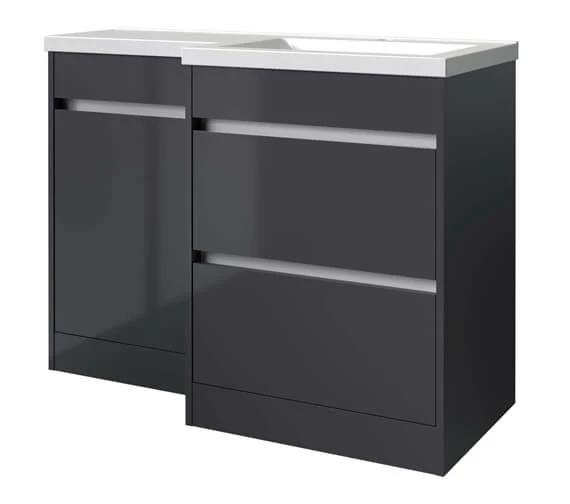 Kartell K-Vit City 2 Drawer L-Shaped Furniture Set 4 Kartell K-Vit City 2 Drawer L-Shaped Furniture Set - Image 4