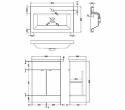 Hudson Reed Fusion Full Depth Floor-Standing Vanity Unit And Basin -UK Bathroom Products Sales 2024 M700 2021 3 9 10 24 22 953