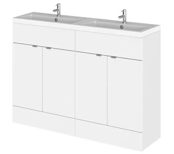 Hudson Reed Fusion 1200mm Full Depth Floor-Standing Vanity Unit And Basin 1 Hudson Reed Fusion 1200mm Full Depth Floor-Standing Vanity Unit And Basin