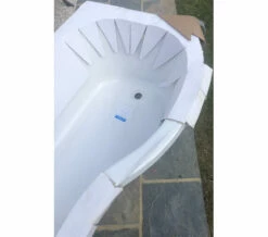 Nuie P-Shaped 1500mm Right Hand White Shower Bath - Ex Display -UK Bathroom Products Sales 2024 M700 2021 5 31 15 35 53 421