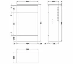 Hudson Reed Fusion Slimline WC Unit And Worktop -UK Bathroom Products Sales 2024 M700 2021 6 18 9 39 56 200
