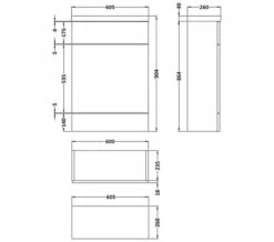 Hudson Reed Fusion Slimline WC Unit And Worktop -UK Bathroom Products Sales 2024 M700 2021 6 18 9 40 28 759