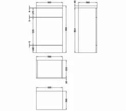 Hudson Reed Fusion 355mm Full Depth WC Unit And Worktop -UK Bathroom Products Sales 2024 M700 2021 6 19 9 50 47 619