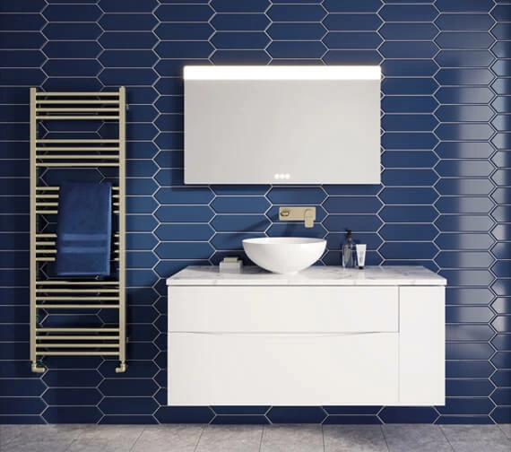 Crosswater Glide II Wall Hung Double Drawer Bathroom Unit 1 Crosswater Glide II Wall Hung Double Drawer Bathroom Unit