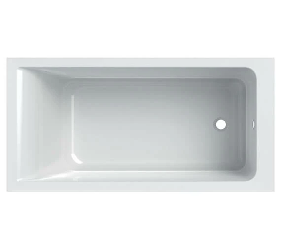 Geberit Renova Plan Rectangular Single Ended Acrylic Bath White With Feet 1 Geberit Renova Plan Rectangular Single Ended Acrylic Bath White With Feet