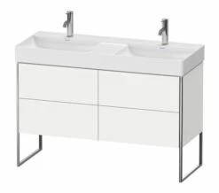 Duravit XSquare Floor-Standing 1184 X 460mm Vanity Unit With 4-Pull-Out Compartments
