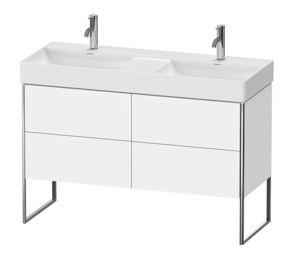 Duravit XSquare Floor-Standing 1184 X 460mm Vanity Unit With 4-Pull-Out Compartments 1 Duravit XSquare Floor-Standing 1184 X 460mm Vanity Unit With 4-Pull-Out Compartments