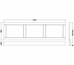 Hudson Reed Old London Bath Front Panel -UK Bathroom Products Sales 2024 M700 2021 9 14 14 16 25 309