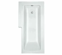 VitrA Neon 1700 X 850mm L Shaped Left Hand White Shower Bath