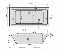Carron Quantum Duo White Double Ended Acrylic Bath 5mm - 1900 X 900mm 6 Carron Quantum Duo White Double Ended Acrylic Bath 5mm - 1900 X 900mm -UK Bathroom Products Sales 2024 M700 2022 1 5 13 16 53 565