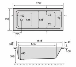Carron Quantum Single Ended White Acrylic Bath 5mm - 1800 X 800mm 4 Carron Quantum Single Ended White Acrylic Bath 5mm - 1800 X 800mm -UK Bathroom Products Sales 2024 M700 2022 1 6 6 39 30 306