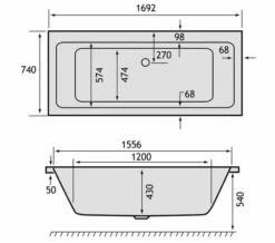 Carron Quantum Double Ended Acrylic White Bath 5mm - 1700 X 750mm 6 Carron Quantum Double Ended Acrylic White Bath 5mm - 1700 X 750mm -UK Bathroom Products Sales 2024 M700 2022 1 6 8 35 39 593