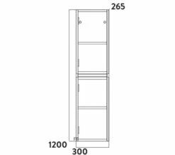 Joseph Miles Muro 1200mm Height Tall Boy Unit -UK Bathroom Products Sales 2024 M700 2022 1 7 9 24 40 894
