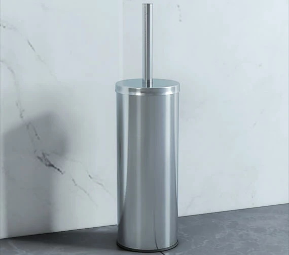 Vado Infinity Stainless Steel Toilet Brush And Holder 1 Vado Infinity Stainless Steel Toilet Brush And Holder
