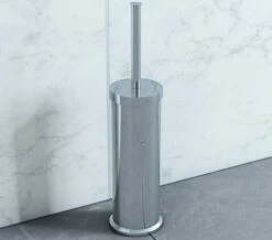 Smedbo Outline Free Standing Polished Chrome Toilet Brush And Holder
