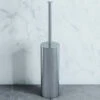 Smedbo Outline Lite Free Standing Polished Stainless Steel Round Toilet Brush