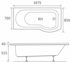 Joseph Miles Destry P-Shape 0 Tap-Hole Shower Bath Pack -UK Bathroom Products Sales 2024 M700 2022 10 11 10 21 41 734