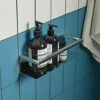 Roper Rhodes Idol Chrome Shower Shelf With Rail