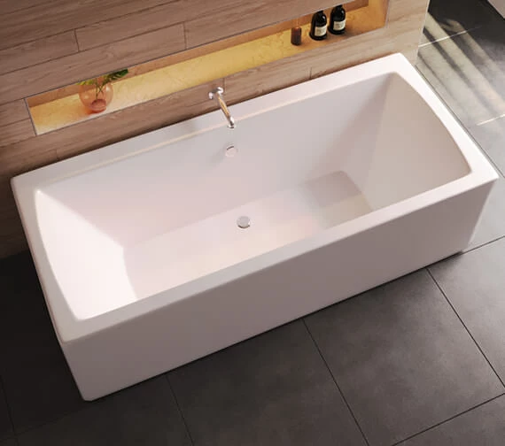 VitrA Neon 1800 X 800mm White Double Ended Bath 1 VitrA Neon 1800 X 800mm White Double Ended Bath